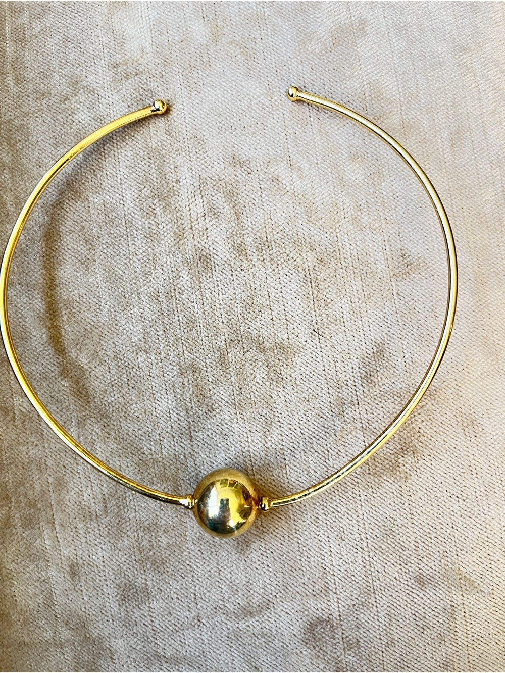 Sheila Fajl Gold Ball Choker Necklace - Women Jewelry